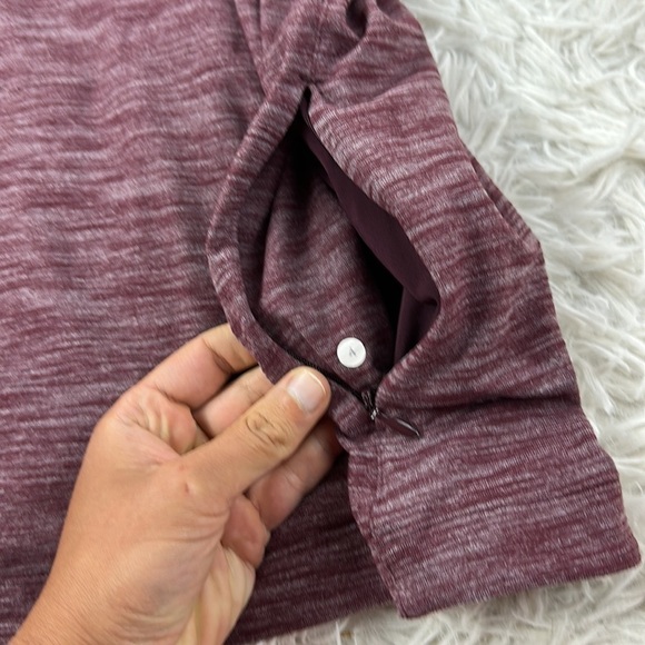Lululemon &go City Pullover Heathered Bordeaux Drama - Picture 3 of 7